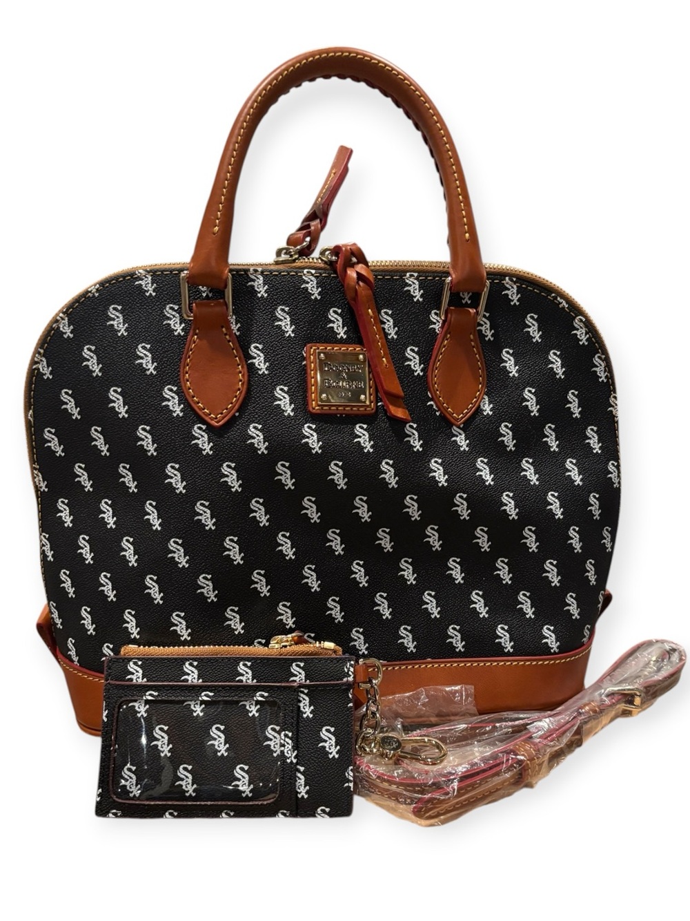 Dooney & Bourke Chicago White Sox MLB Navy Satchel Bag | New